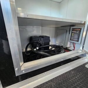 8.5 x 12 marketing concession trailer in black blackout - view 15
