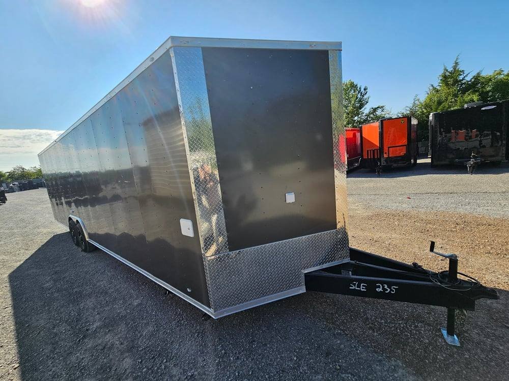 8.5′ X 30′ Charcoal Grey Concession Food Event Catering Trailer — photo 10