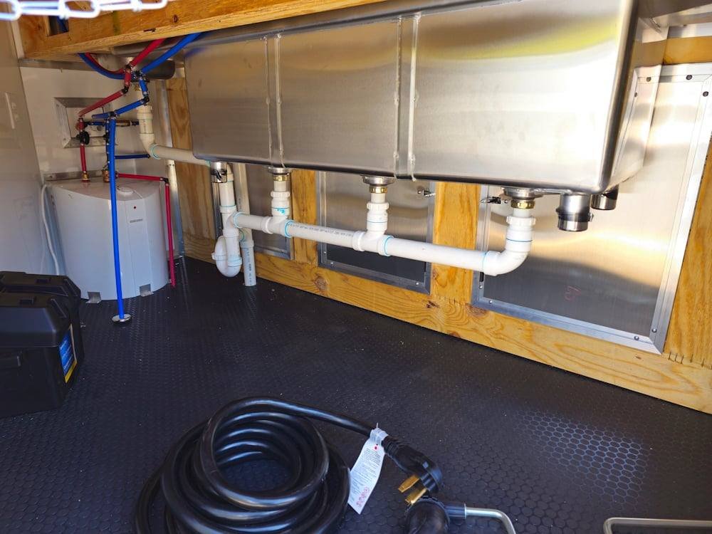 8.5′ X 30′ Charcoal Grey Concession Food Event Catering Trailer — photo 12