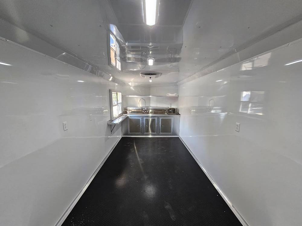 8.5′ X 30′ Charcoal Grey Concession Food Event Catering Trailer — photo 15