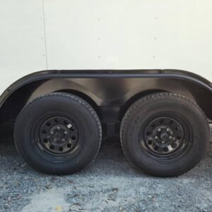 8.5 x 16 pizza concession trailer white with blackout package - view 9