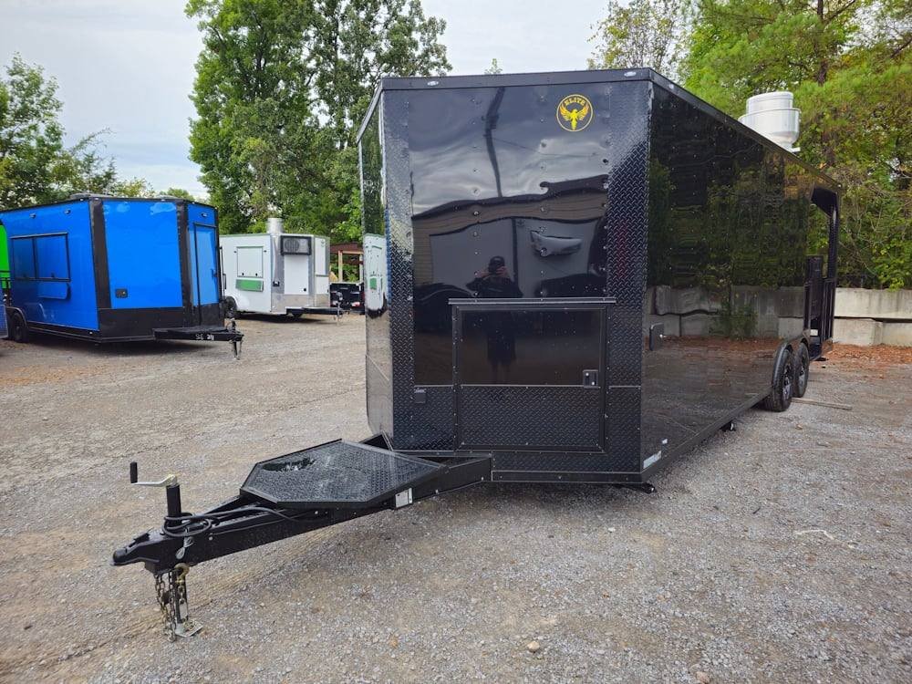 Concession Trailer 8.5′ X 24′ Black Event BBQ Catering — photo 3
