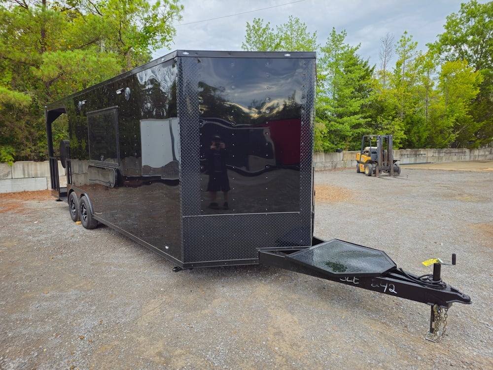 Concession Trailer 8.5′ X 24′ Black Event BBQ Catering — photo 14