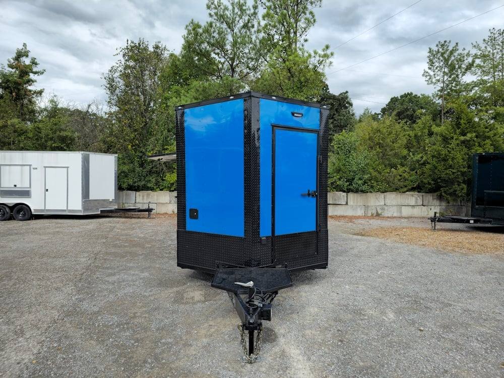 8.5′ X 24′ Cobalt Blue Concession Trailer Food Event Catering — photo 2