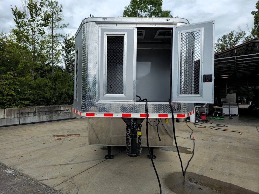 8.5′ X 44′ Silver Concession Trailer Food Event Catering — photo 3