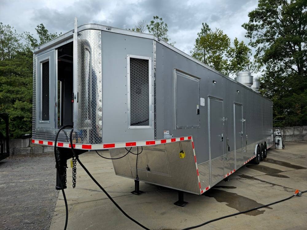 8.5′ X 44′ Silver Concession Trailer Food Event Catering — photo 6