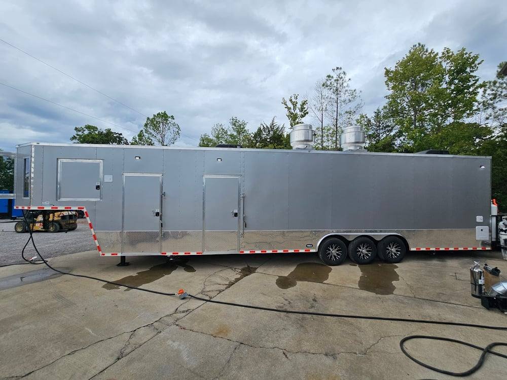 8.5′ X 44′ Silver Concession Trailer Food Event Catering — photo 9
