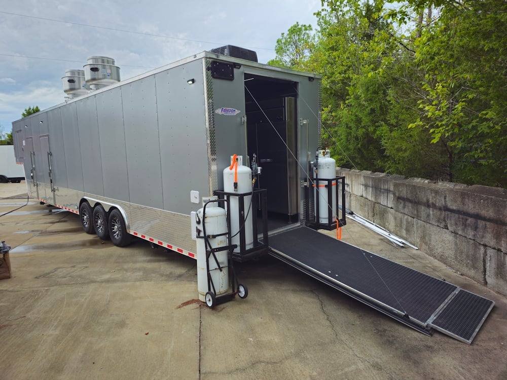 8.5′ X 44′ Silver Concession Trailer Food Event Catering — photo 11