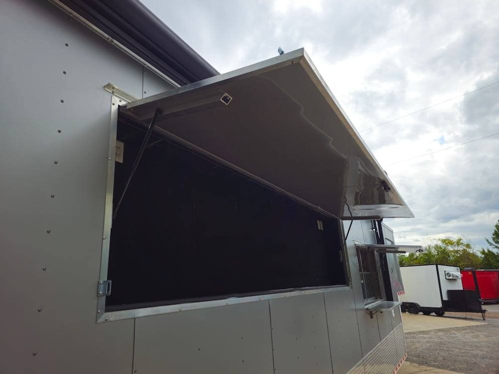 8.5′ X 44′ Silver Concession Trailer Food Event Catering — photo 13