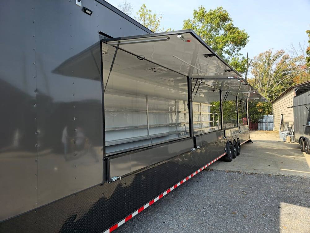 Concession Trailer 8.5′ X 53′ Gooseneck Mobile Marketing and Fireworks Trailer — photo 7