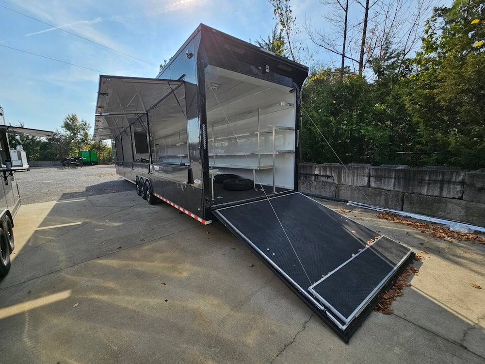 Concession Trailer 8.5′ X 53′ Gooseneck Mobile Marketing and Fireworks Trailer — photo 9