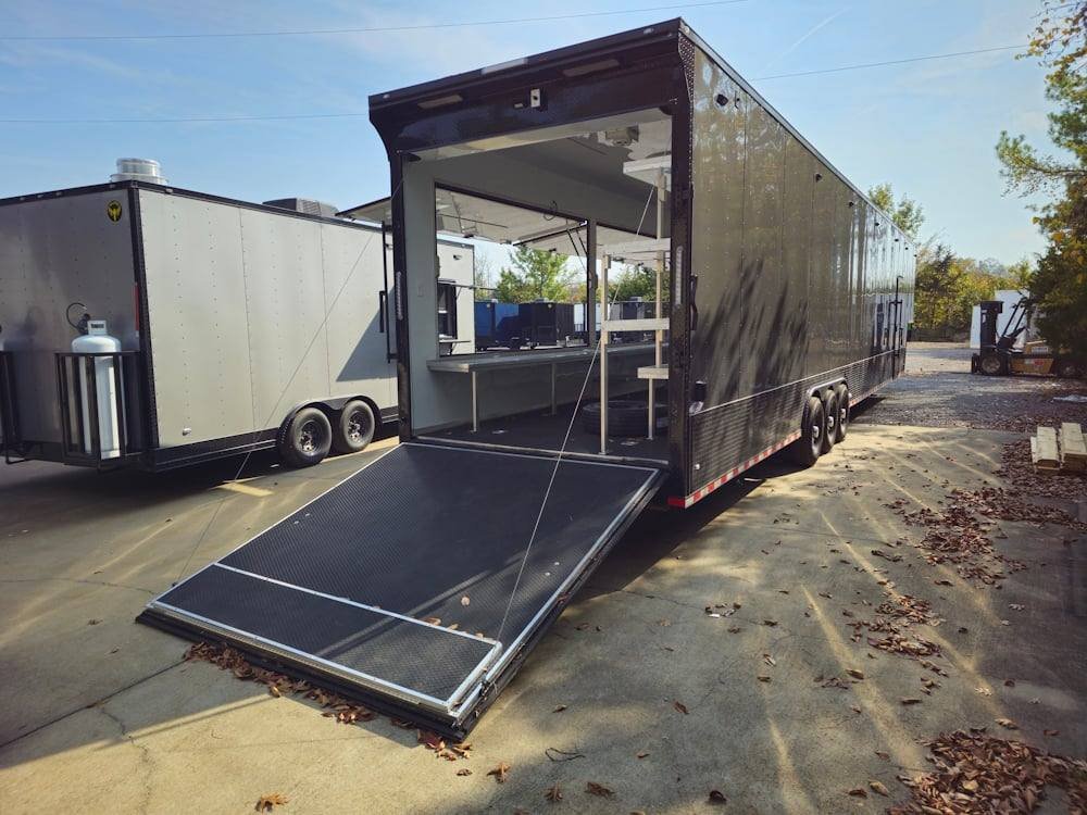 Concession Trailer 8.5′ X 53′ Gooseneck Mobile Marketing and Fireworks Trailer — photo 11
