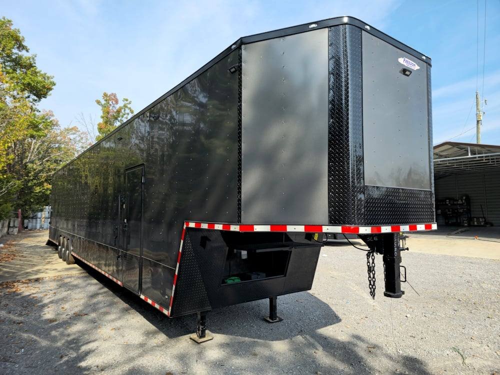 Concession Trailer 8.5′ X 53′ Gooseneck Mobile Marketing and Fireworks Trailer — photo 13