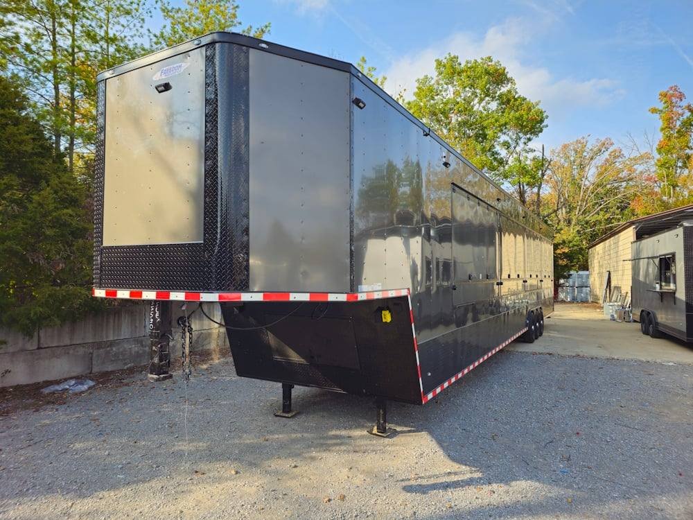 Concession Trailer 8.5′ X 53′ Gooseneck Mobile Marketing and Fireworks Trailer — photo 14