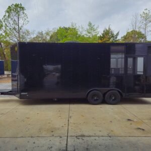 8.5 x 22 Screened Porch Trailer with fully screened 8-foot porch - view 8