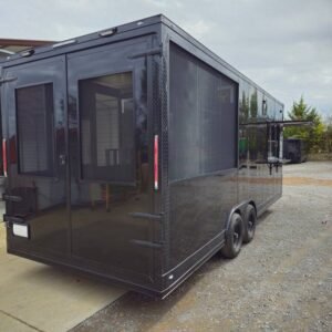 8.5 x 22 Screened Porch Trailer with fully screened 8-foot porch - view 12