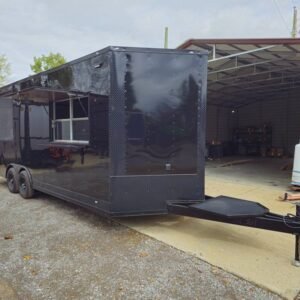 8.5 x 22 Screened Porch Trailer with fully screened 8-foot porch - view 14