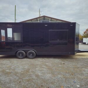 8.5 x 22 Screened Porch Trailer with fully screened 8-foot porch - view 15