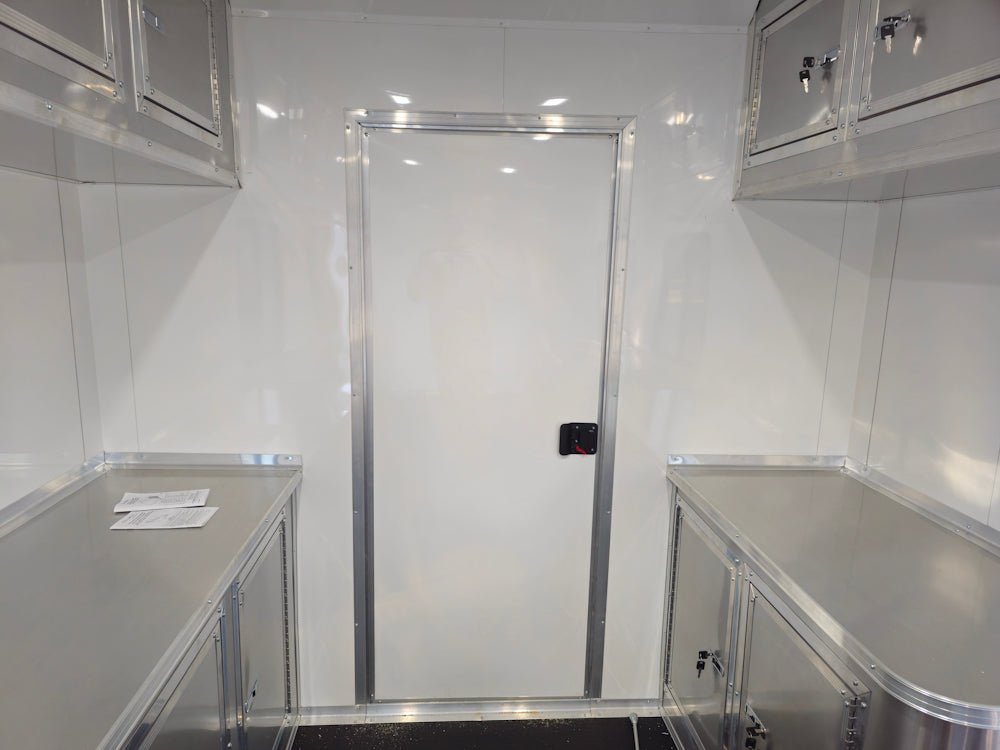 Concession Trailer 8.5′ X 30′ Charcoal Grey Mobile Office Trailer — photo 13