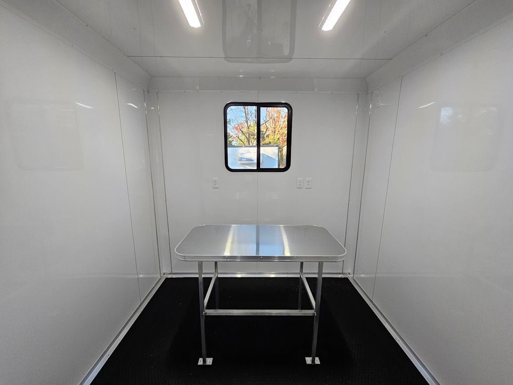 Concession Trailer 8.5′ X 30′ Charcoal Grey Mobile Office Trailer — photo 15