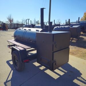 premium 250 gallon charkettle smoker with tongue charcoal grill - view 5