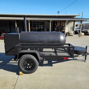 premium 250 gallon charkettle smoker with tongue charcoal grill - view 8