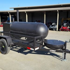 premium 250 gallon charkettle smoker with tongue charcoal grill - view 9