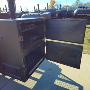 premium 250 gallon charkettle smoker with tongue charcoal grill - view 12
