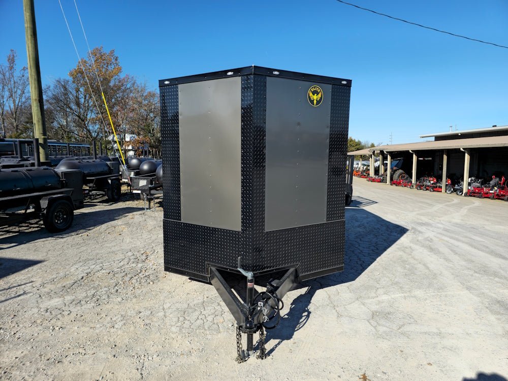 7×12 Charcoal Concession Porch Trailer Food Serving Merchandising — photo 2