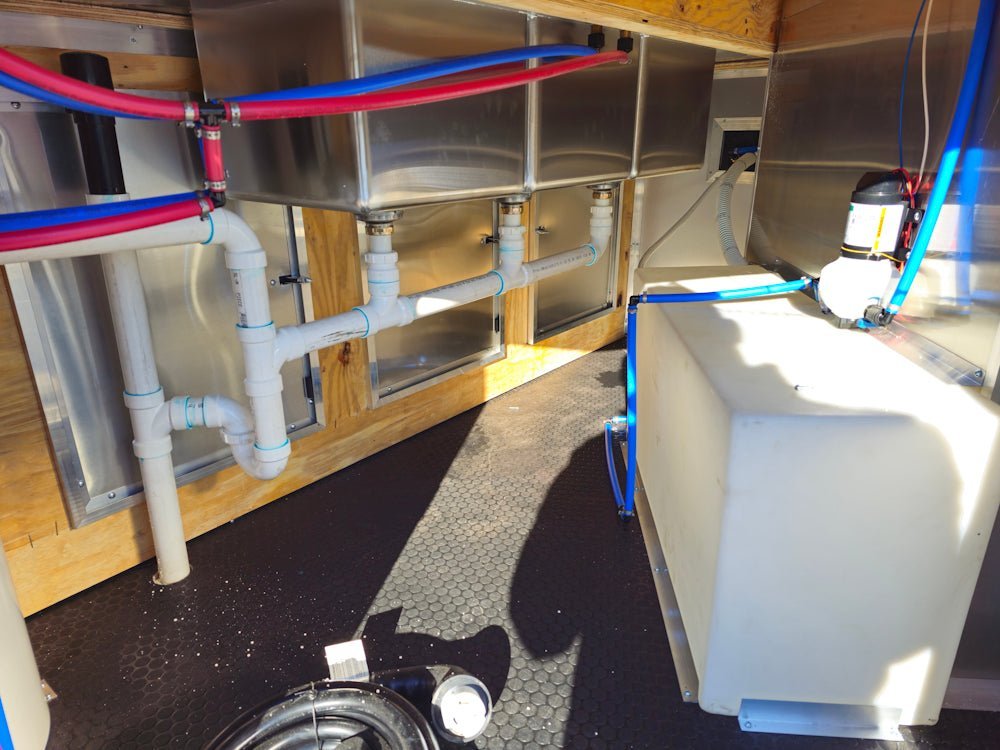 8.5′ X 28′ Black Concession Trailer Food Event Catering — photo 11
