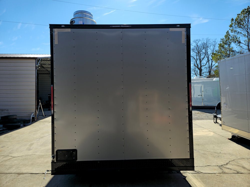 Concession Trailer 8.5′ X 20′ Silver and Black Food Event Catering — photo 8