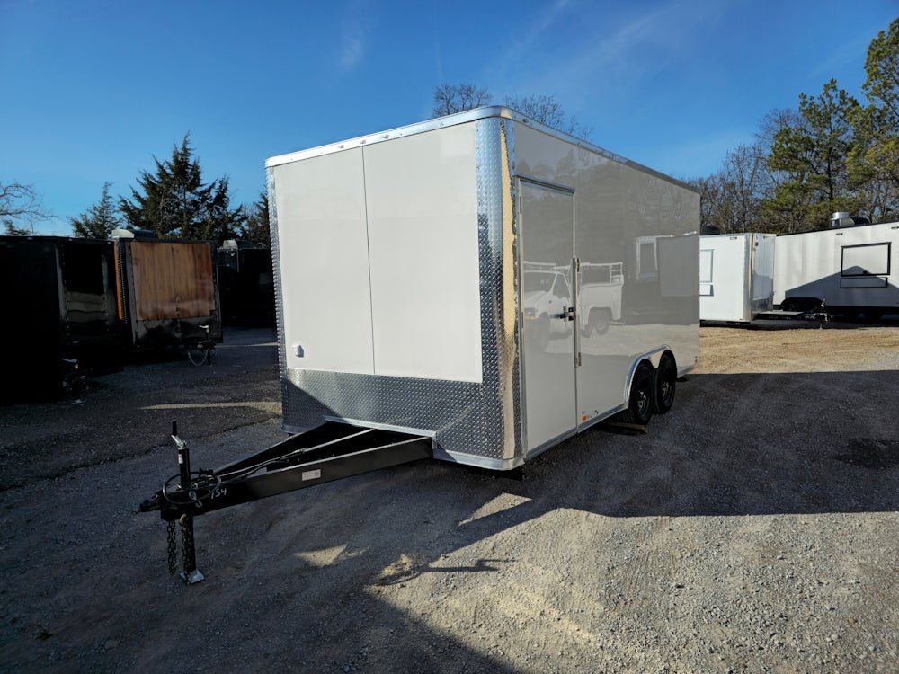 8.5′ X 18′ White Marketing Event Concession Trailer — photo 3