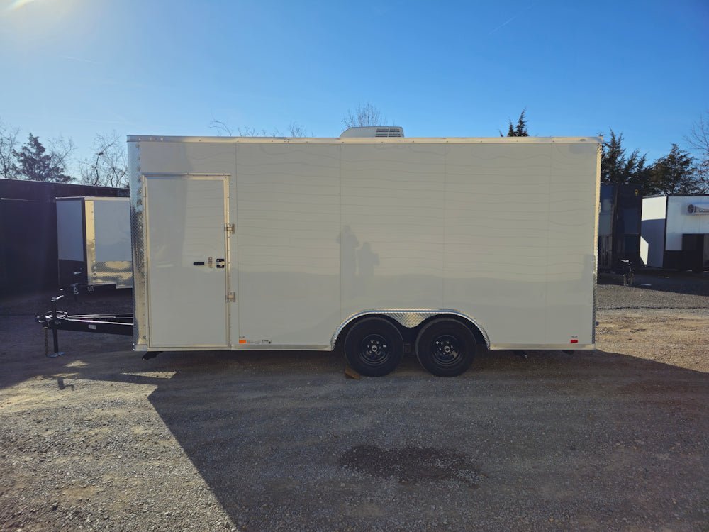 8.5′ X 18′ White Marketing Event Concession Trailer — photo 4