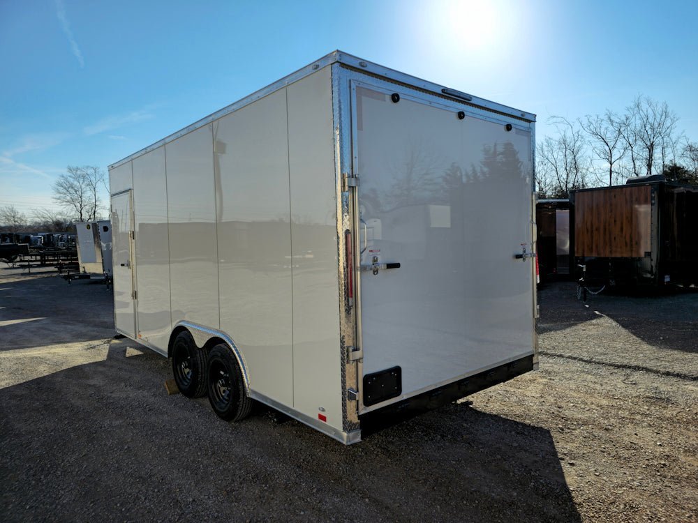 8.5′ X 18′ White Marketing Event Concession Trailer — photo 6