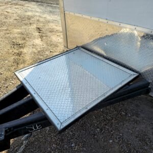 7 x 12 white concession trailer with 6-foot service window - view 3