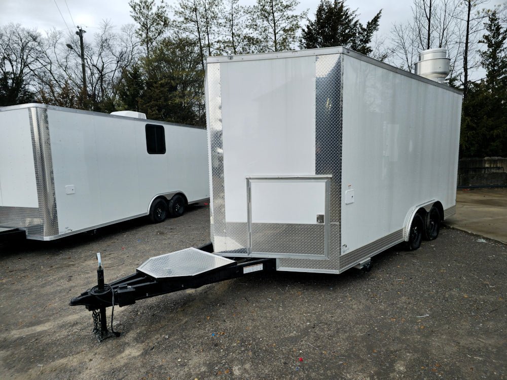 8.5′ X 16′ Elite Economy Concession Trailer Food Event Catering Equipped — photo 3