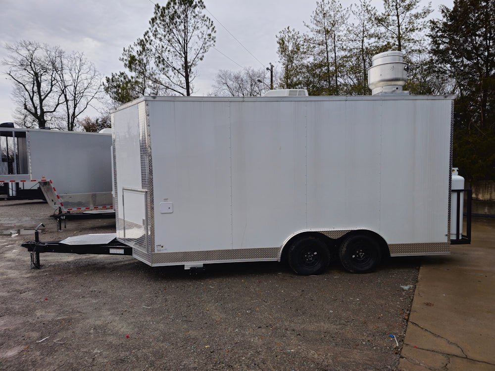 8.5′ X 16′ Elite Economy Concession Trailer Food Event Catering Equipped — photo 4