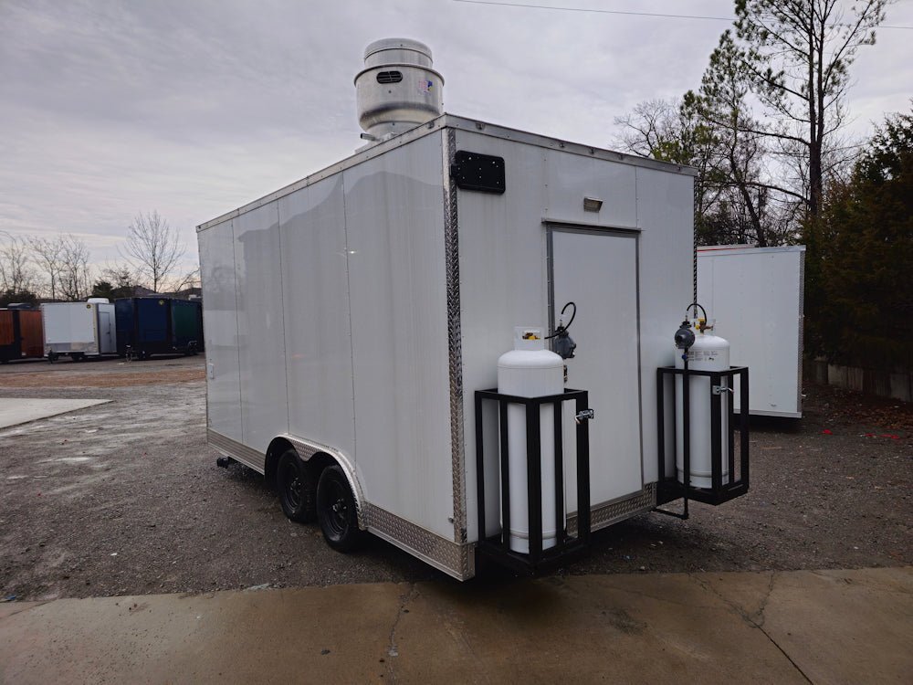 8.5′ X 16′ Elite Economy Concession Trailer Food Event Catering Equipped — photo 5