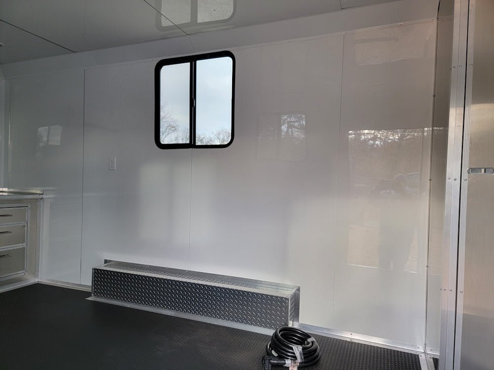 8.5′ X 20′ Black Concession Trailer Office & Mobile Command Center — photo 12