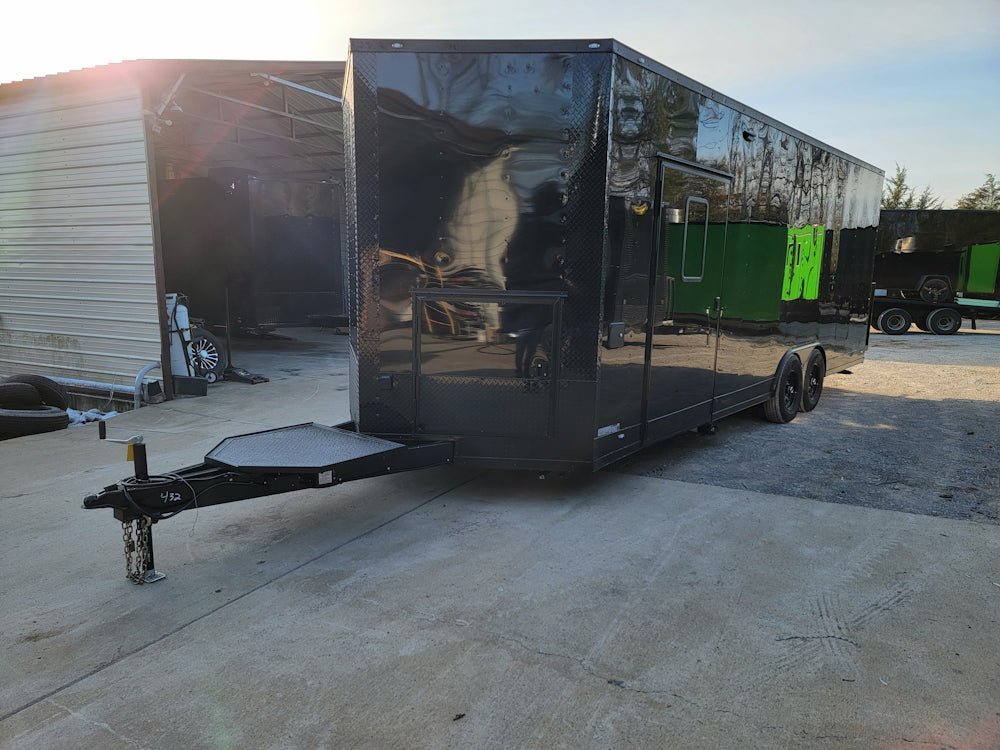 8.5′ X 24′ Concession Trailer Black Food Event Catering — photo 3