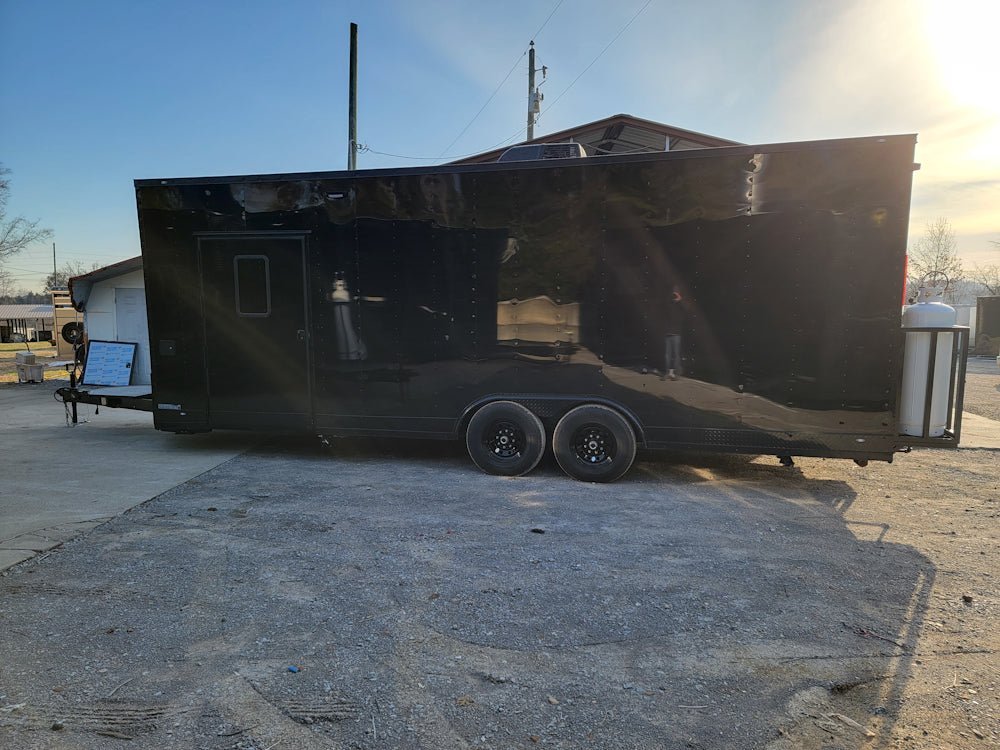 8.5′ X 24′ Concession Trailer Black Food Event Catering — photo 6