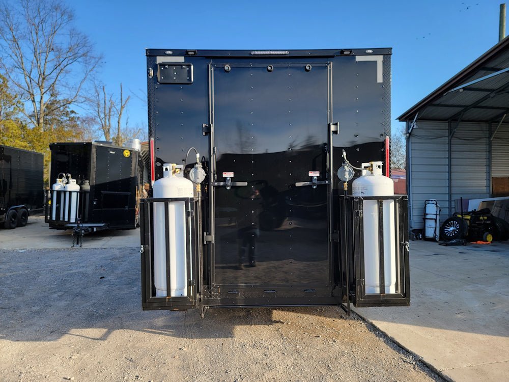 8.5′ X 24′ Concession Trailer Black Food Event Catering — photo 9