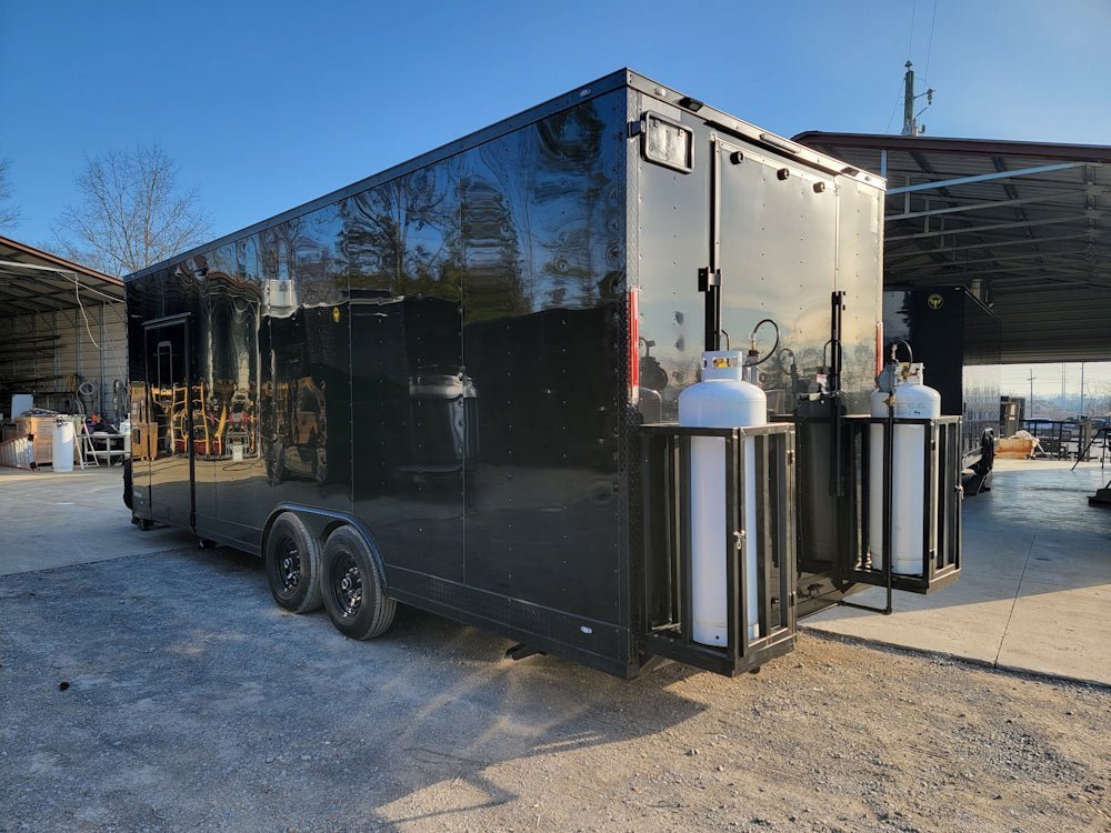 8.5′ X 24′ Concession Trailer Black Food Event Catering — photo 10