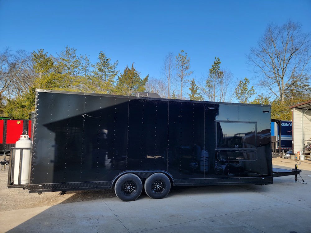 8.5′ X 24′ Concession Trailer Black Food Event Catering — photo 12