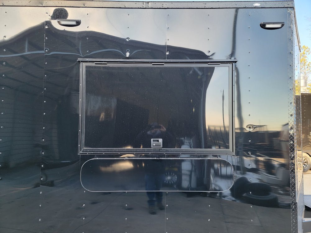8.5′ X 24′ Concession Trailer Black Food Event Catering — photo 13