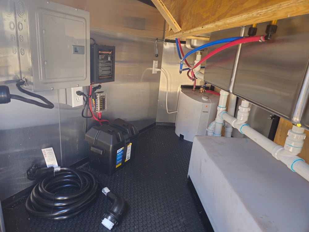 8.5′ X 16′ Black Concession Trailer Food Event Catering — photo 4