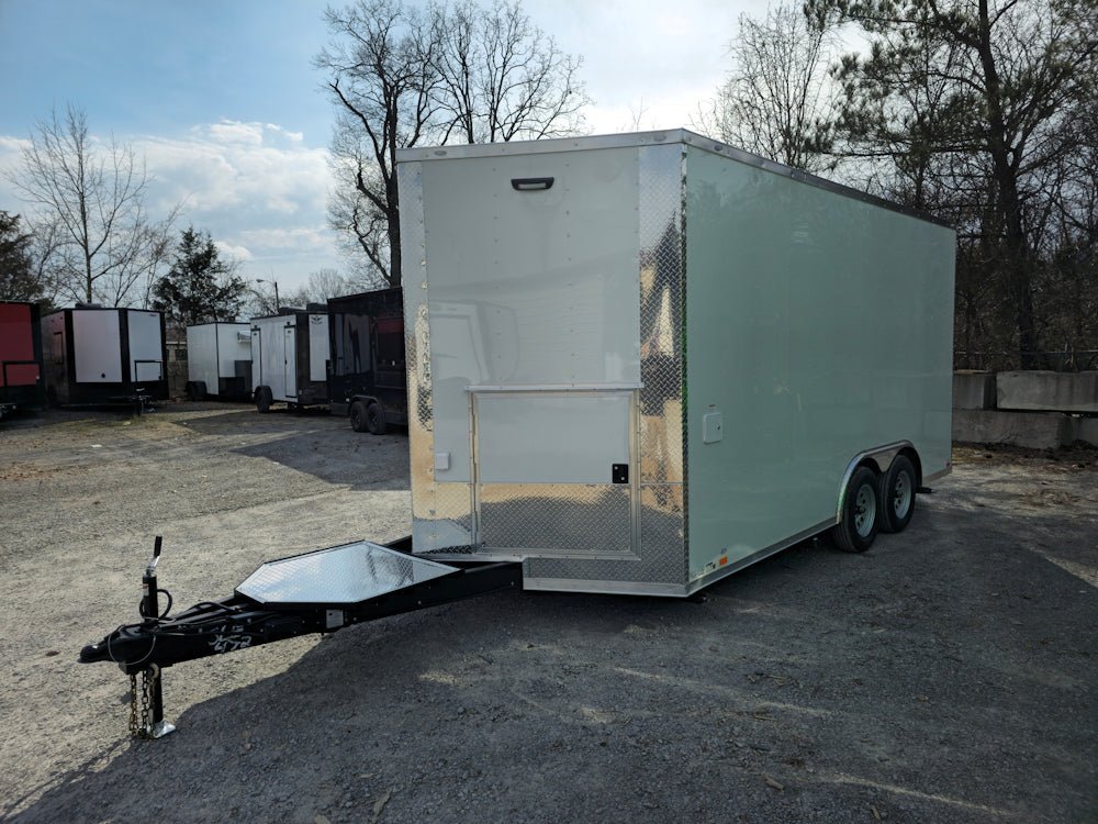 8.5′ X 16′ White Concession Trailer Food Event Catering — photo 4