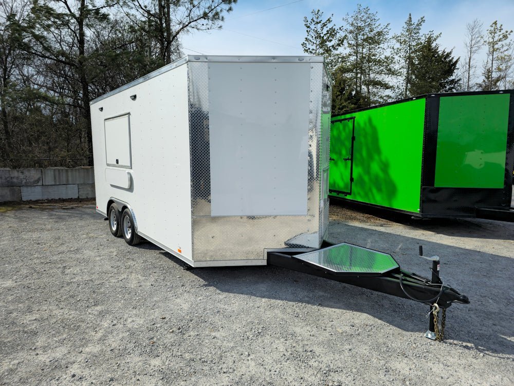 8.5′ X 16′ White Concession Trailer Food Event Catering — photo 14