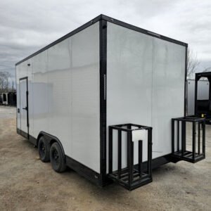 8.5 x 18 white blackout trailer high-contrast elite unit - view 10