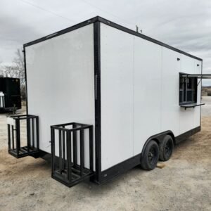 8.5 x 18 white blackout trailer high-contrast elite unit - view 15